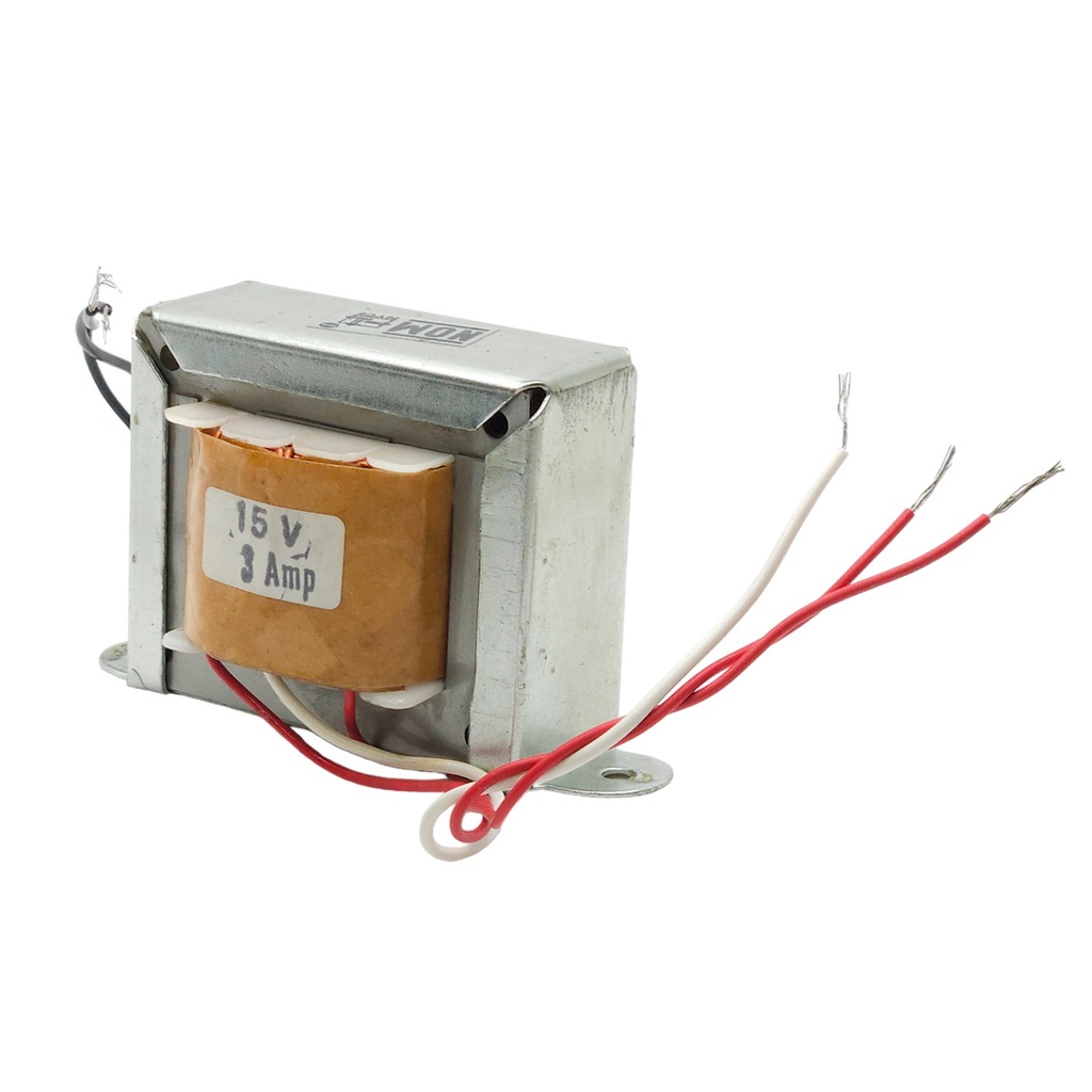 15V3A/120V - TRANSFORMADOR 15V 3AMP,ENTRADA 120VCA