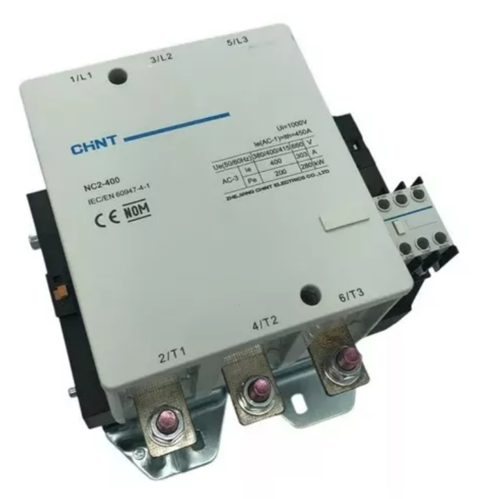 NC2-400-220V — CONTACTOR CA TRIFÁSICO 220VCA 400A-CA3450A-CA1 2NA+2NC