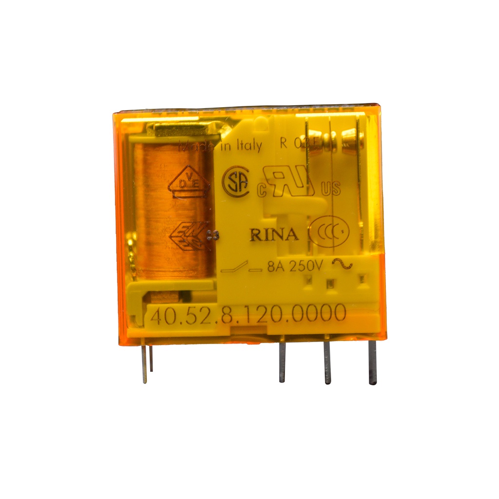 405281200000 - RELE 120VCA 2P2T 8AMP. 