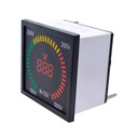 N72V — VOLTIMETRO ANALOGO/DIGITAL 50-500VCA, ALIMENTACION, PRECISION 2%, 73 X 73 X 52mm, PERFORACION 67 X 67mm