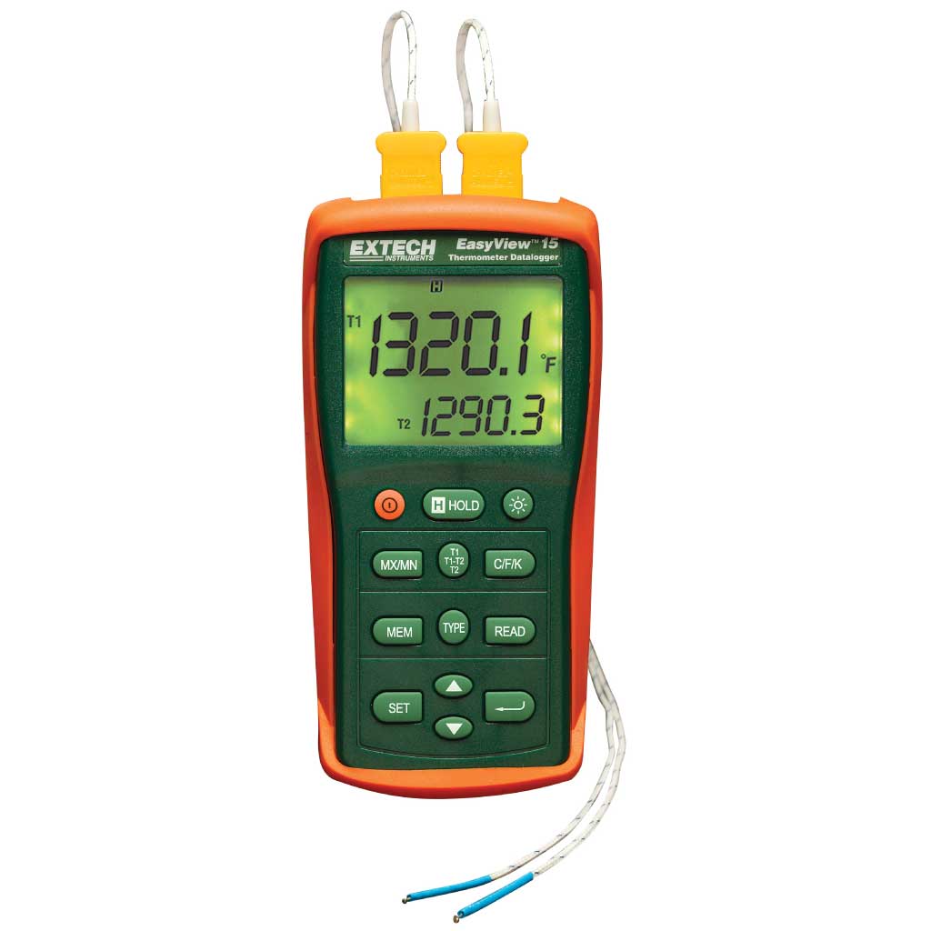 EA15 - TERMOMETRO DOBLE 7 TERMOPARES C/SOFTWARE