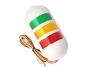 PWE-3FF-RYG - FAROLA DE PARED VER,AMAR,ROJO,100-240VCA