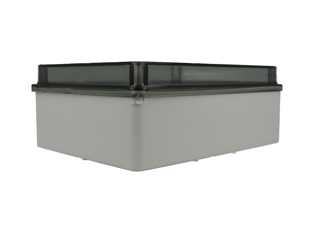 009.PK — GABINETE PLASTICO CUBIERTA TRANSPARENTE 190X145X70MM