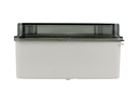 009.PK — GABINETE PLASTICO CUBIERTA TRANSPARENTE 190X145X70MM