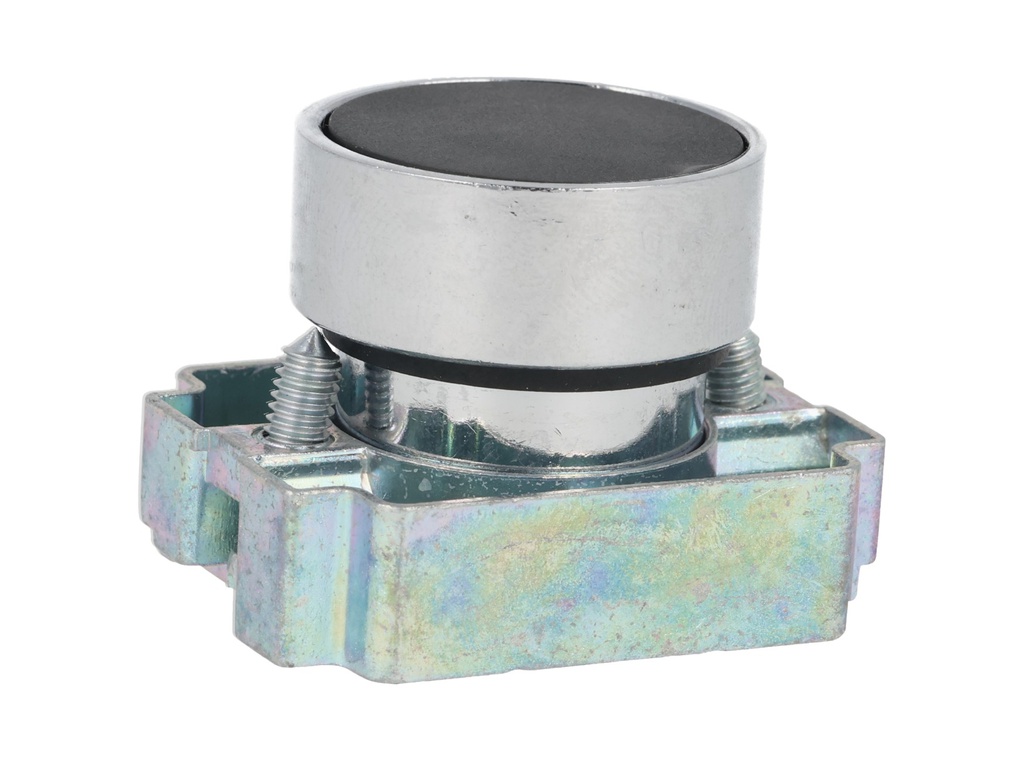 2AF2 - PULSADOR RASANTE NEGRO 22MM