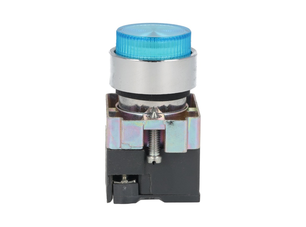 2ALP6LB-400 — PULSADOR ILUMINADO SALIENTE NO INCLUYE LED 6, 1224, 48, 110, 230VCA/CD #MCB96*** (***= VOLTA