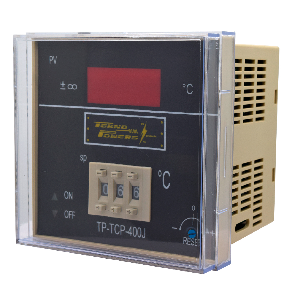 TP-TCP-400J — CONTROLADOR DE TEMP.PROPORC.85/242VCA, 400°C 3DIG.1CON 10A 95X95mm CON TERMOPAR J
