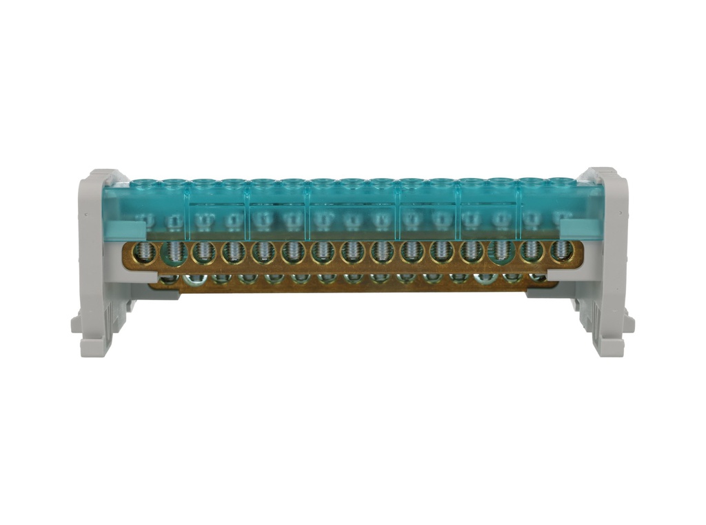 KA-2154 — BLOQUE PARA DISTRIB 3 LIN/15 DERIV 160A 750VCA, P/RIEL