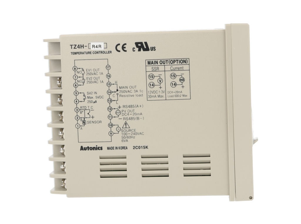 TZ4H-R4R — CONTROLADOR DE TEMP. PID 4DIG. 48X96X100mm