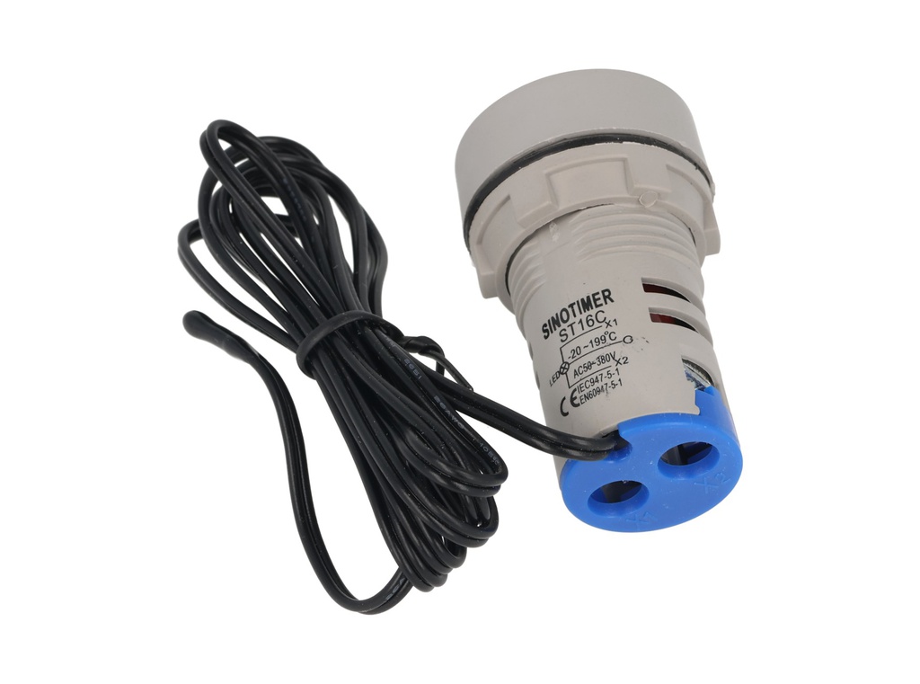 TP-T22 — TERMOMETRO DIGITAL PARA TABLERO -20 A 120 Cº ALIMENTACIÓN 50-380VCA