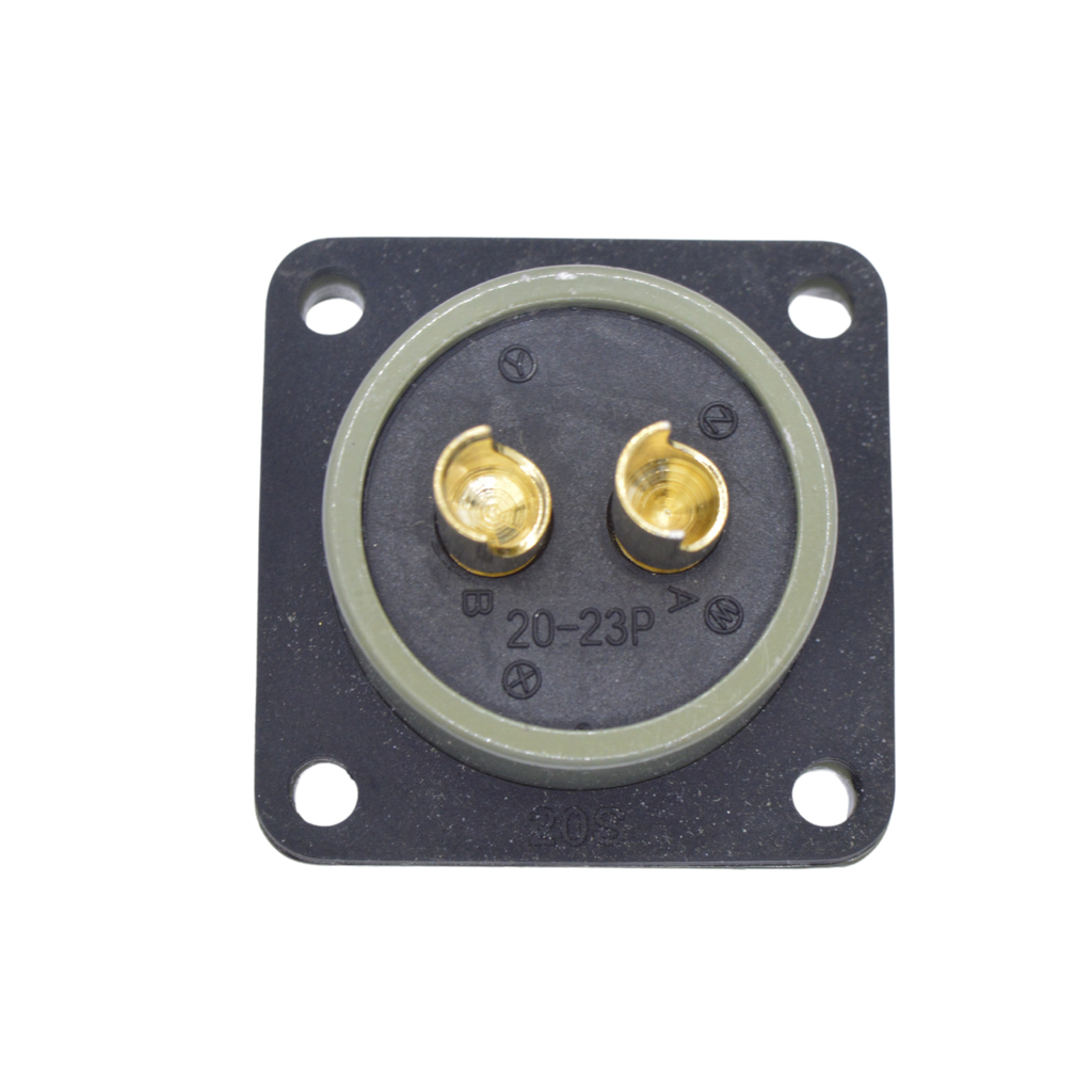 TP-MSK-2PM — CONECTOR TIPO MILITAR SOCKET (PANEL) 2PIN, MACHO