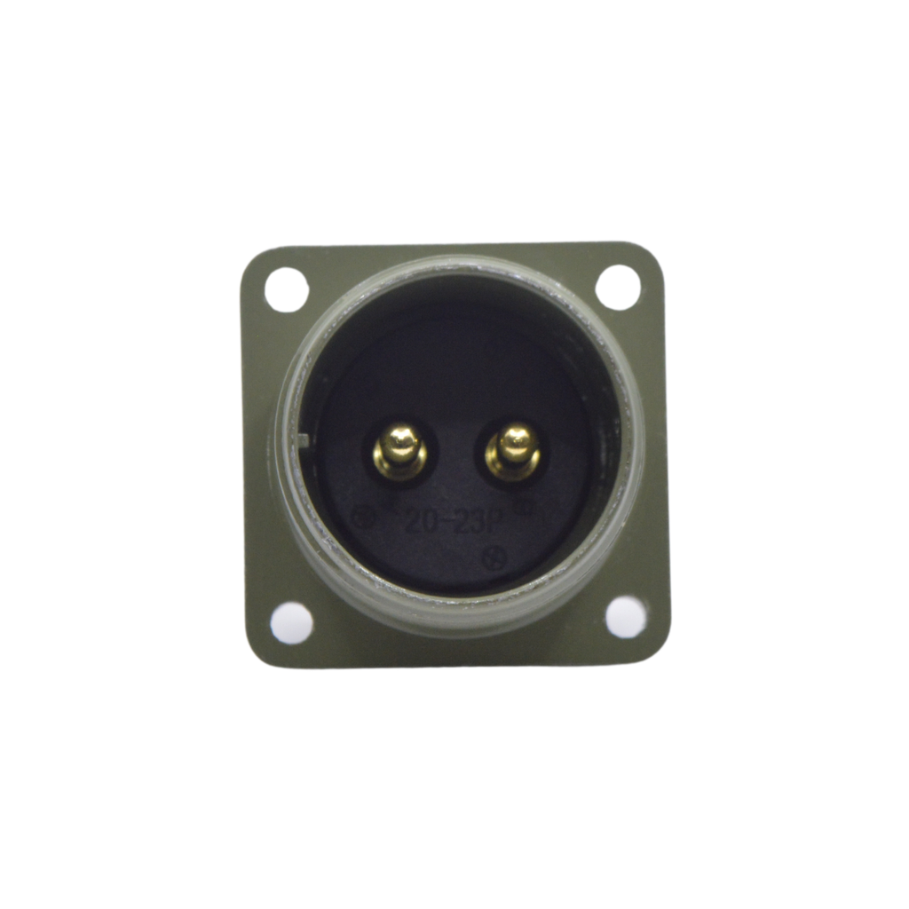TP-MSK-2PM — CONECTOR TIPO MILITAR SOCKET (PANEL) 2PIN, MACHO