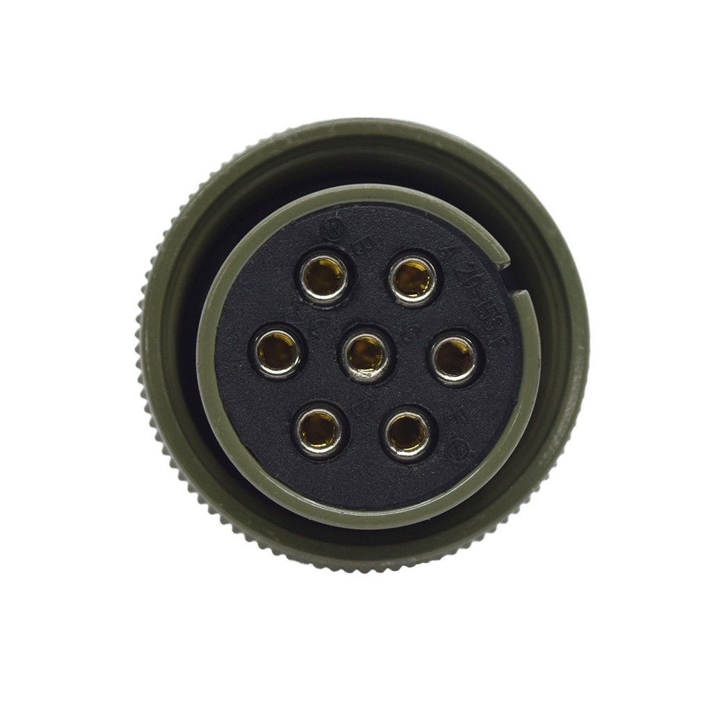 TP-MPG-7SF — CONECTOR de Extensión Tipo Militar 7 Pines HEMBRA