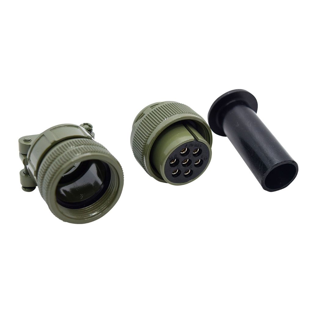 TP-MPG-7SF — CONECTOR de Extensión Tipo Militar 7 Pines HEMBRA