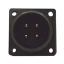 TP-MSK-4PM — CONECTOR MILITAR SOCKET (PANEL) 4P MACHO