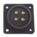TP-MSK-4PM — CONECTOR MILITAR SOCKET (PANEL) 4P MACHO