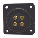 TP-MSK-4PM — CONECTOR MILITAR SOCKET (PANEL) 4P MACHO