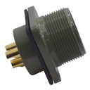 TP-MSK-3PM — CONECTOR MILITAR SOCKET (PANEL ) 3P MACHO