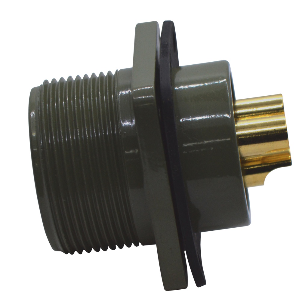TP-MSK-3PM — CONECTOR MILITAR SOCKET (PANEL ) 3P MACHO