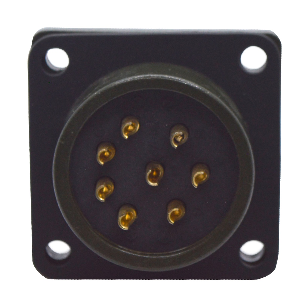 TP-MSK-8PM — CONECTOR MILITAR SOCKET (PANEL) 8P MACHO