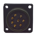 TP-MSK-8PM — CONECTOR MILITAR SOCKET (PANEL) 8P MACHO