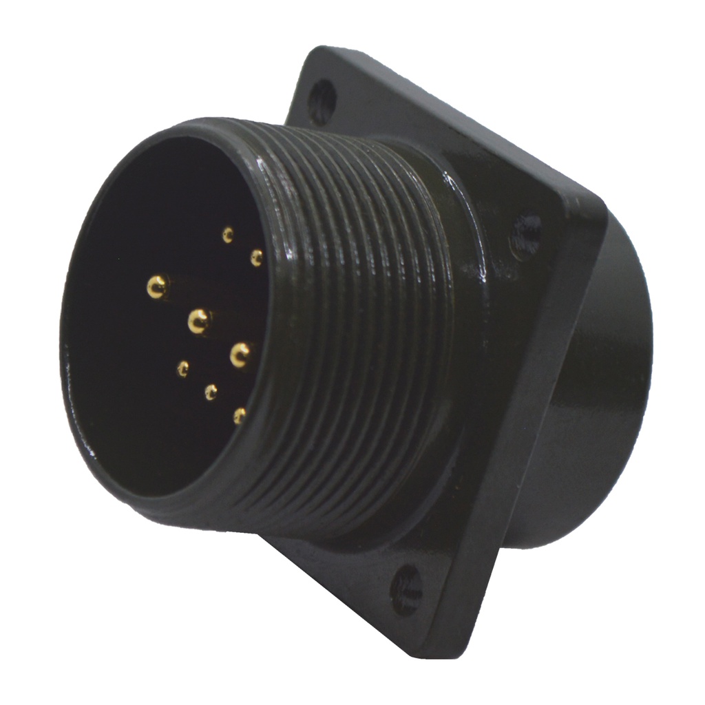 TP-MSK-9PM-3 — CONECTOR MILITAR SOCKET (PANEL) 9P MACHO
