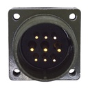 TP-MSK-9PM-3 — CONECTOR MILITAR SOCKET (PANEL) 9P MACHO