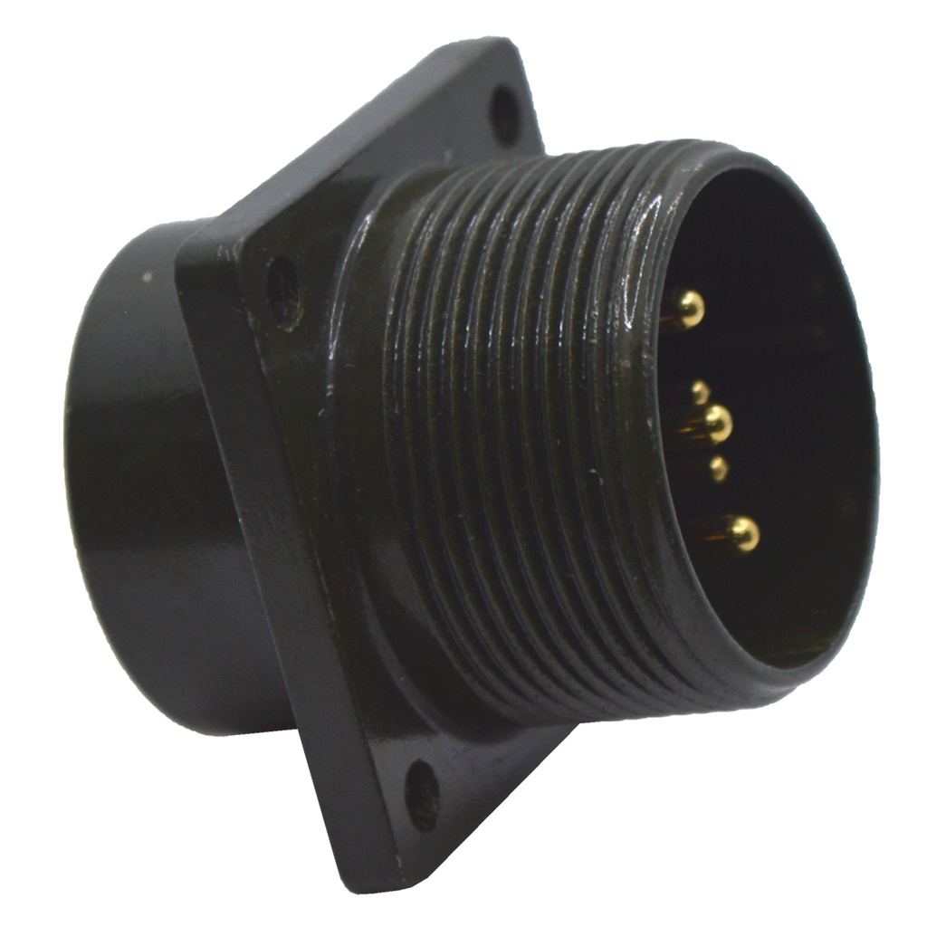 TP-MSK-9PM-3 — CONECTOR MILITAR SOCKET (PANEL) 9P MACHO