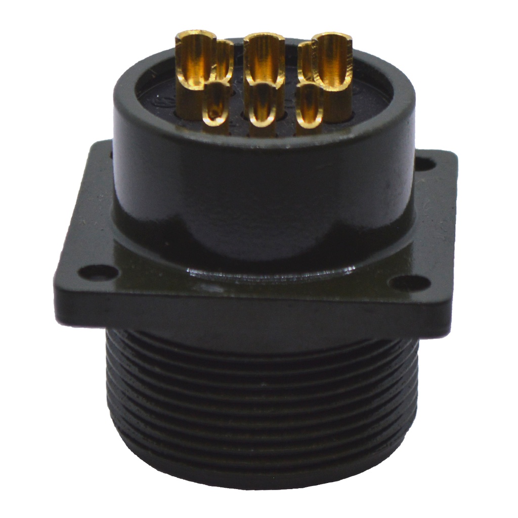 TP-MSK-9PM-3 — CONECTOR MILITAR SOCKET (PANEL) 9P MACHO
