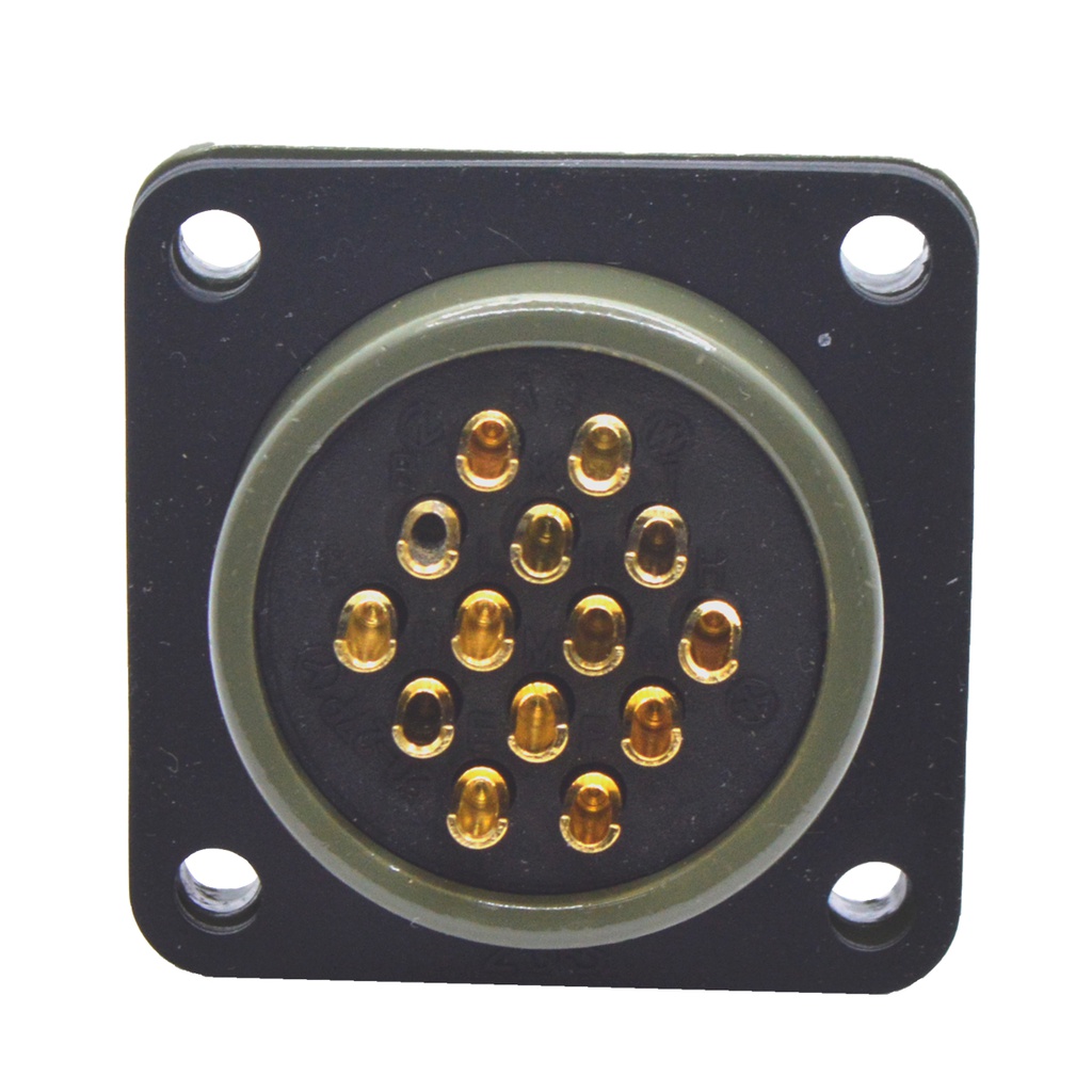 TP-MSK-14PM — CONECTOR MILITAR SOCKET (PANEL) 14P MACHO