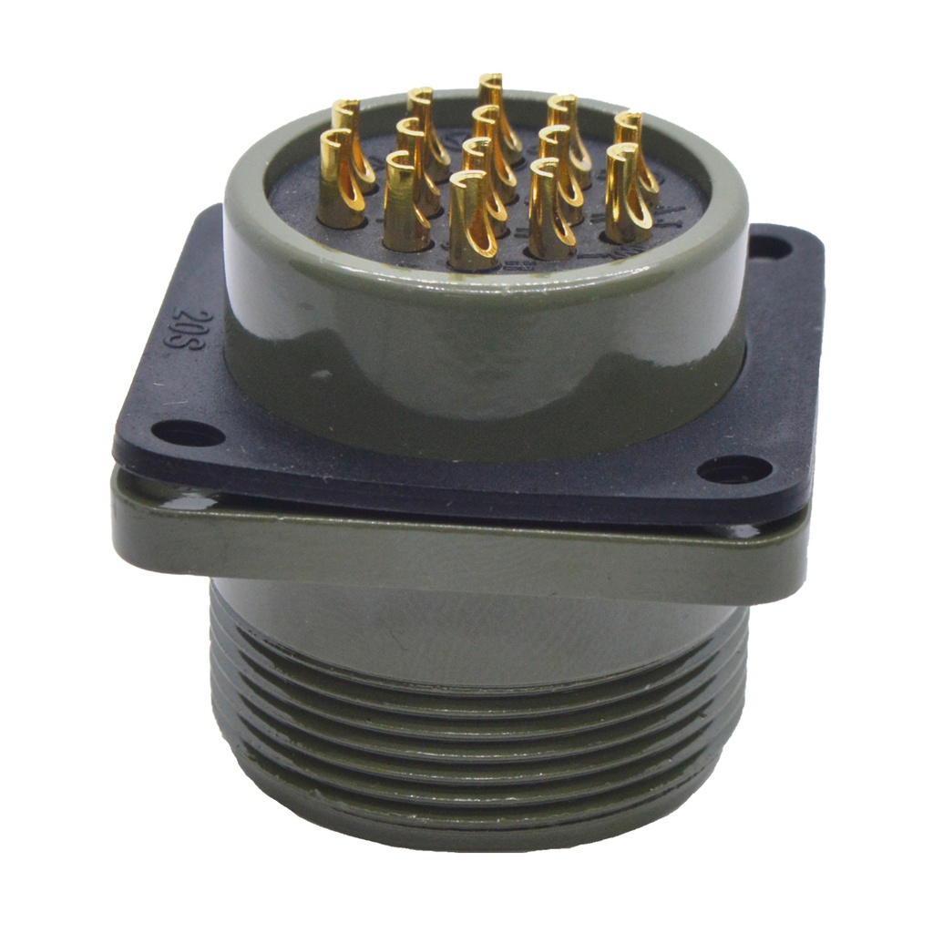 TP-MSK-14PM — CONECTOR MILITAR SOCKET (PANEL) 14P MACHO