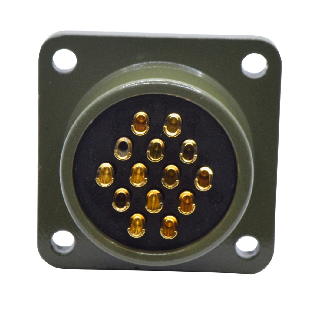 TP-MSK-14PM — CONECTOR MILITAR SOCKET (PANEL) 14P MACHO