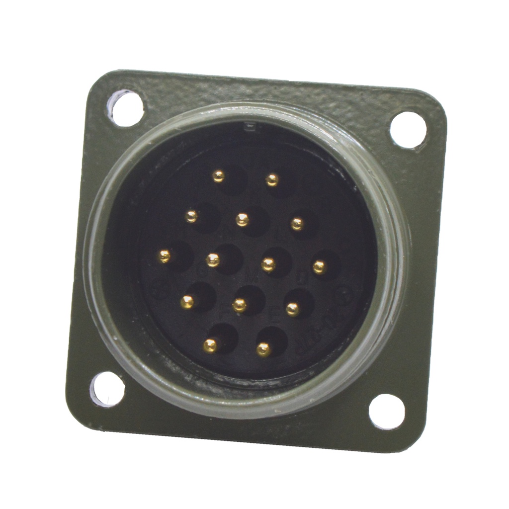 TP-MSK-14PM — CONECTOR MILITAR SOCKET (PANEL) 14P MACHO