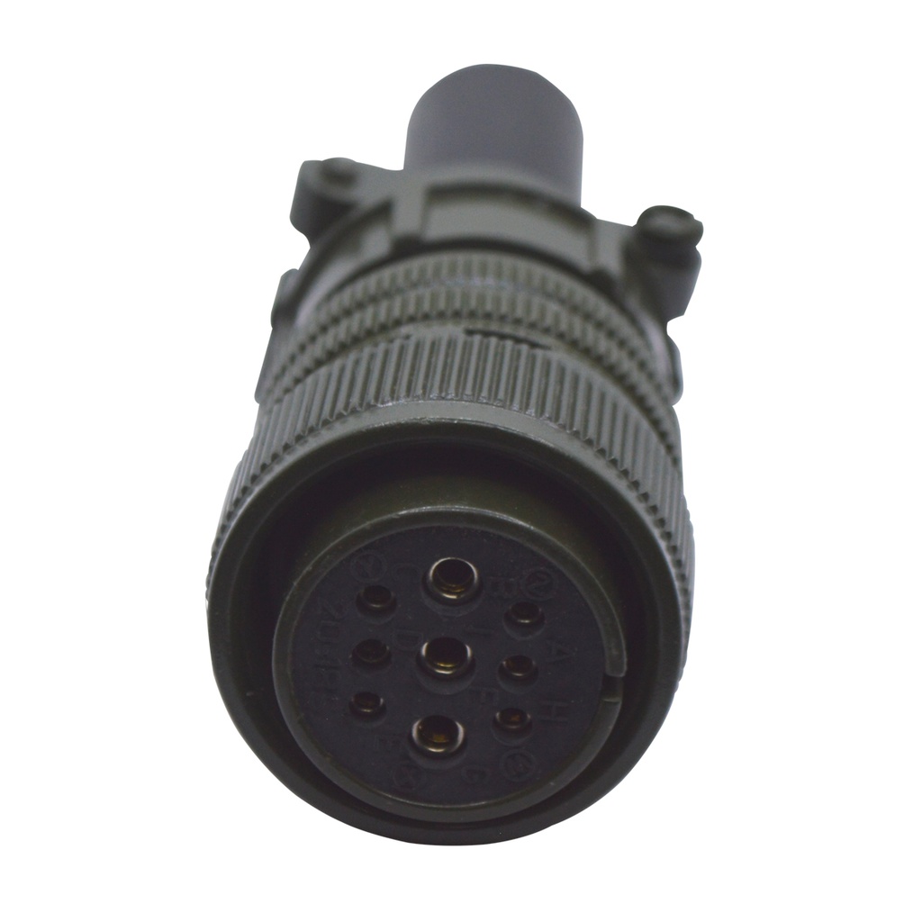 TP-MPG-9SF-3 — CONECTOR MILITAR PLUG (RECTO) 9P HEMBRA