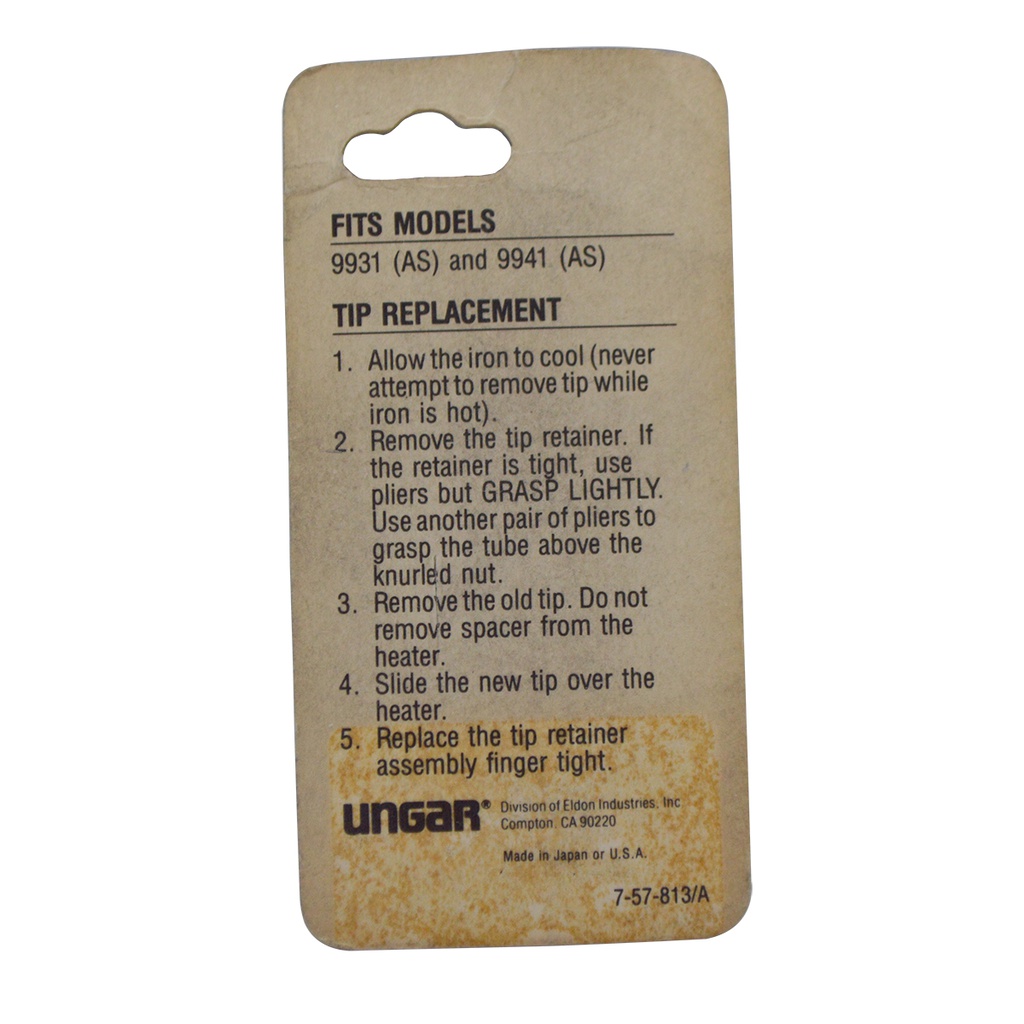 9971 — Punta De Punto Fino Para Cautin Serie 9931a Weller 9971