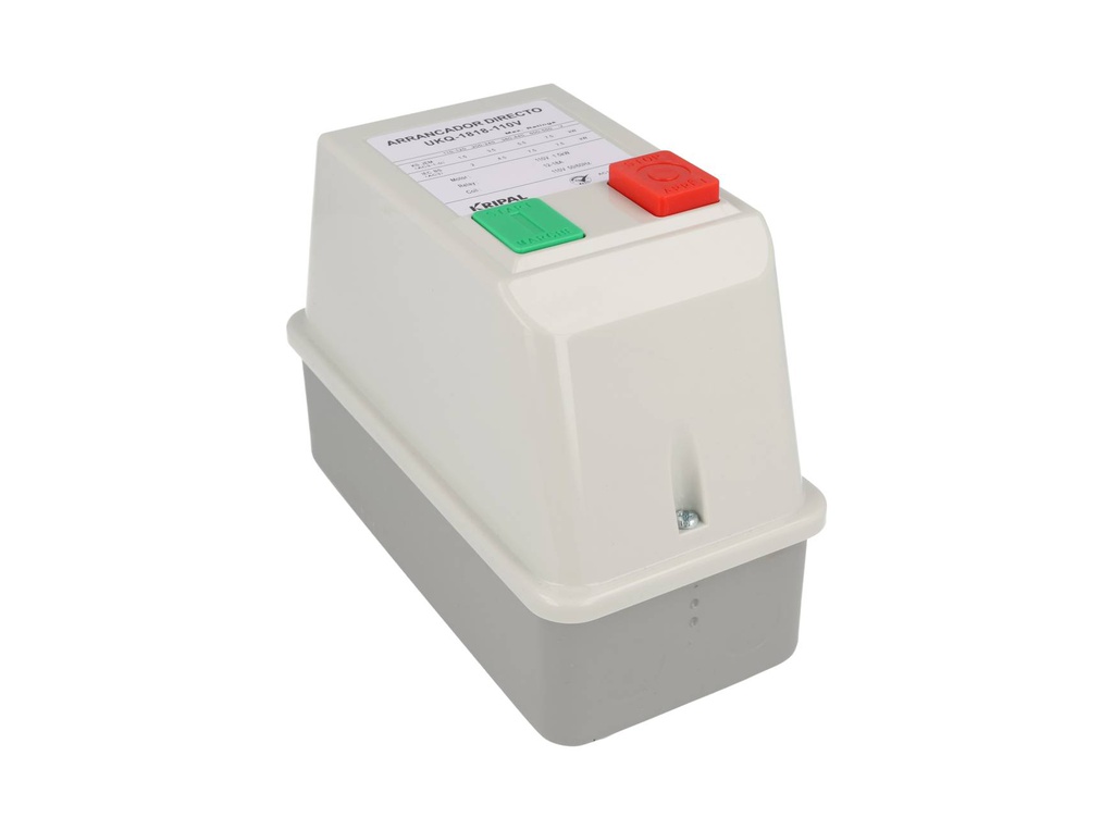 UKQ-1818-110V — ARRANCADOR MAGNÉTICO 12-18A CON CONTACTOR DE 18A BOBINA 110VCA