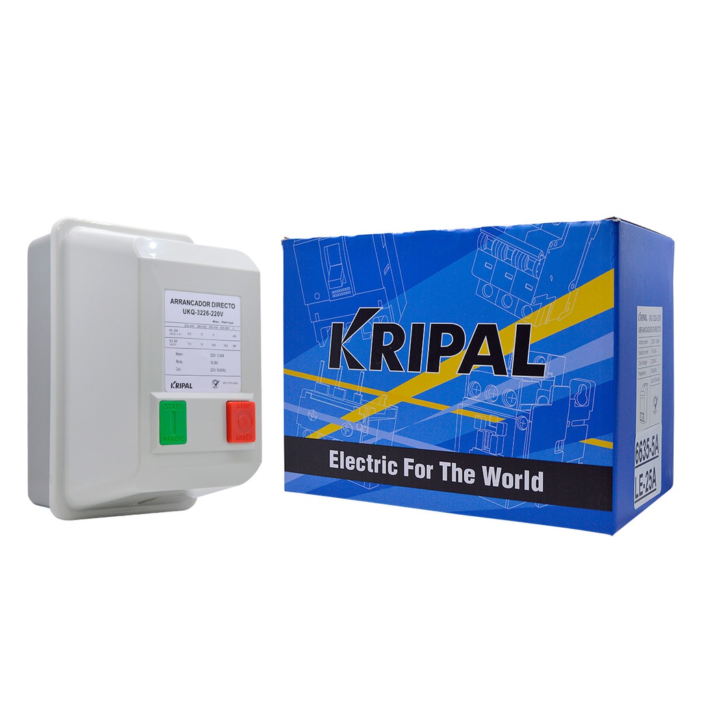 UKQ-3226-220V — ARRANCADOR MAGNÉTICO 18-25A CON CONTACTOR 25A BOBINA 220V