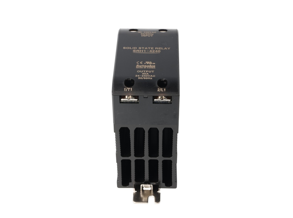 SRH1-4240 — RELEVADOR DE ESTADO SOLIDO CON DISIPADOR, 40 A, PARA 24-240VCA ENTRADA, 90-240VCA CARGA, CRUCE CERO