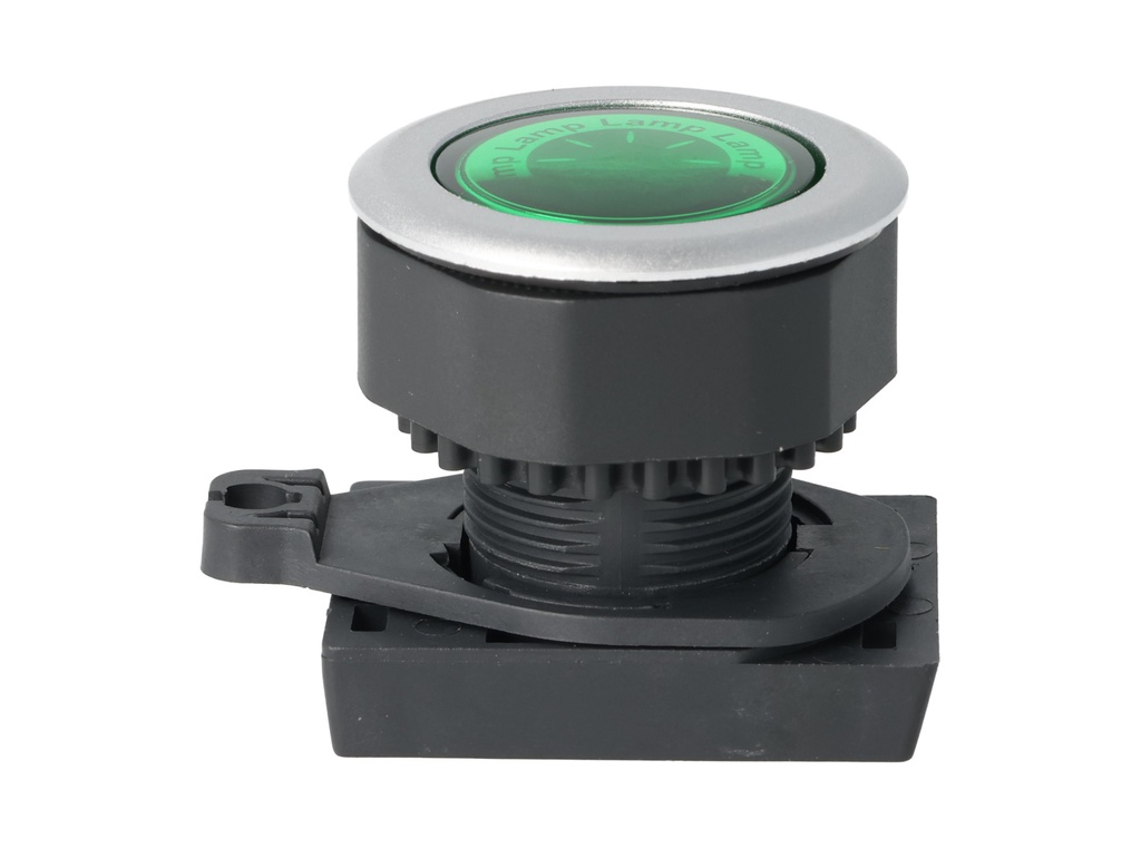 L3RF-L3G — LAMPARA PILOTO RASANTE VERDE, 30mm