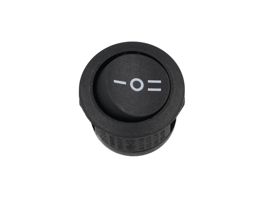 TP-RL3-513 — SWITCH 1P ON-OFF-ON RESTADO NDO.20mm 16A 125VCA NGO 3TERMINALES
