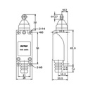 XZ-8/112 — MICROSWITCH DE FINAL DE CARRERA ROLDANA, METALICA