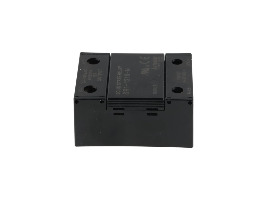 SR1-1215 — RELEVADOR DE ESTADO SOLIDO, 24-240VCA, ENTRADA 4-30VCC, 15A CRUCE DE CERO