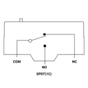 XZ-15GQ-B — MICROSWITCH MINIATURA DE BOTON GRANDE, 1NA+1NC 15A/125C