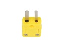 TP-K11-M — CONECTOR MACHO PARA TERMOCUPLA TIPO K AMARILLO 