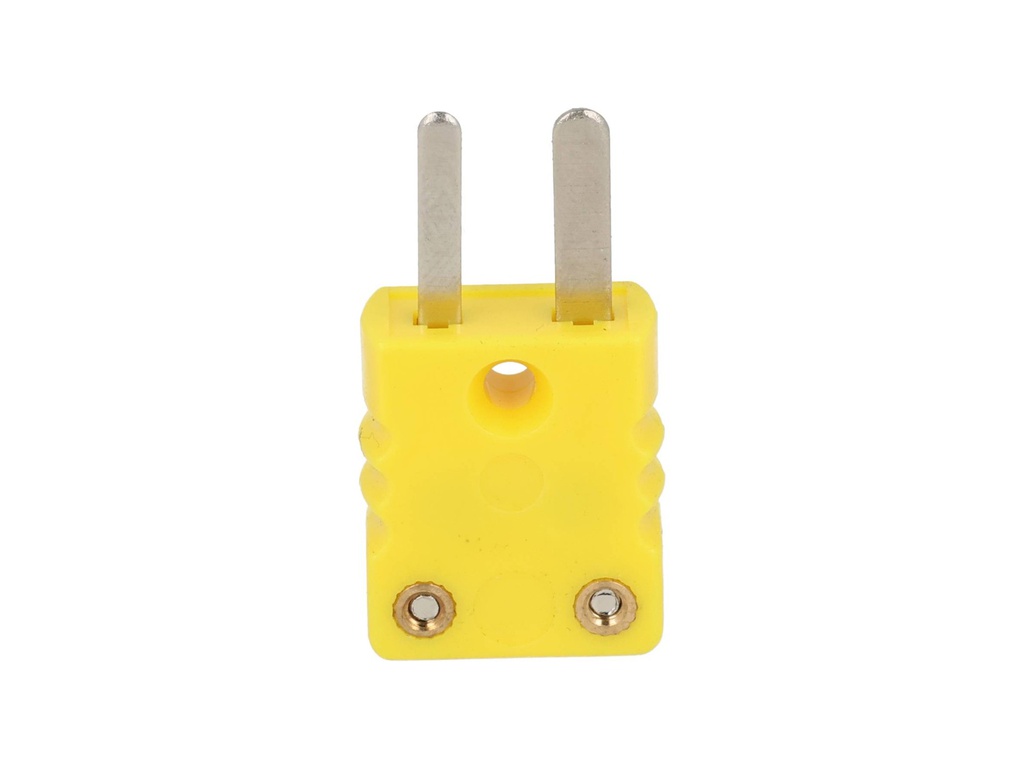 TP-K11-M — CONECTOR MACHO PARA TERMOCUPLA TIPO K AMARILLO 