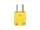 TP-K11-M — CONECTOR MACHO PARA TERMOCUPLA TIPO K AMARILLO 