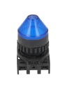 L2RR-L2B — LAMPARA PILOTO LED AZUL 22mm, TIPO PUNTA, 