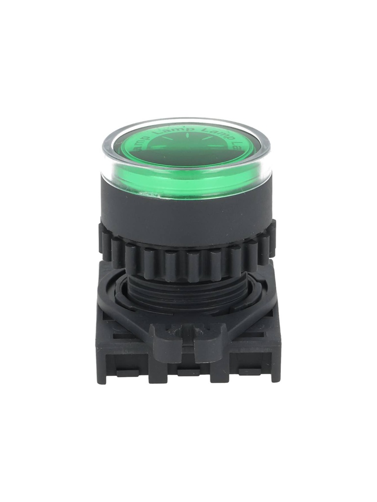 L2RR-L3G — LAMPARA PILOTO RASANTE LED VERDE 22MM