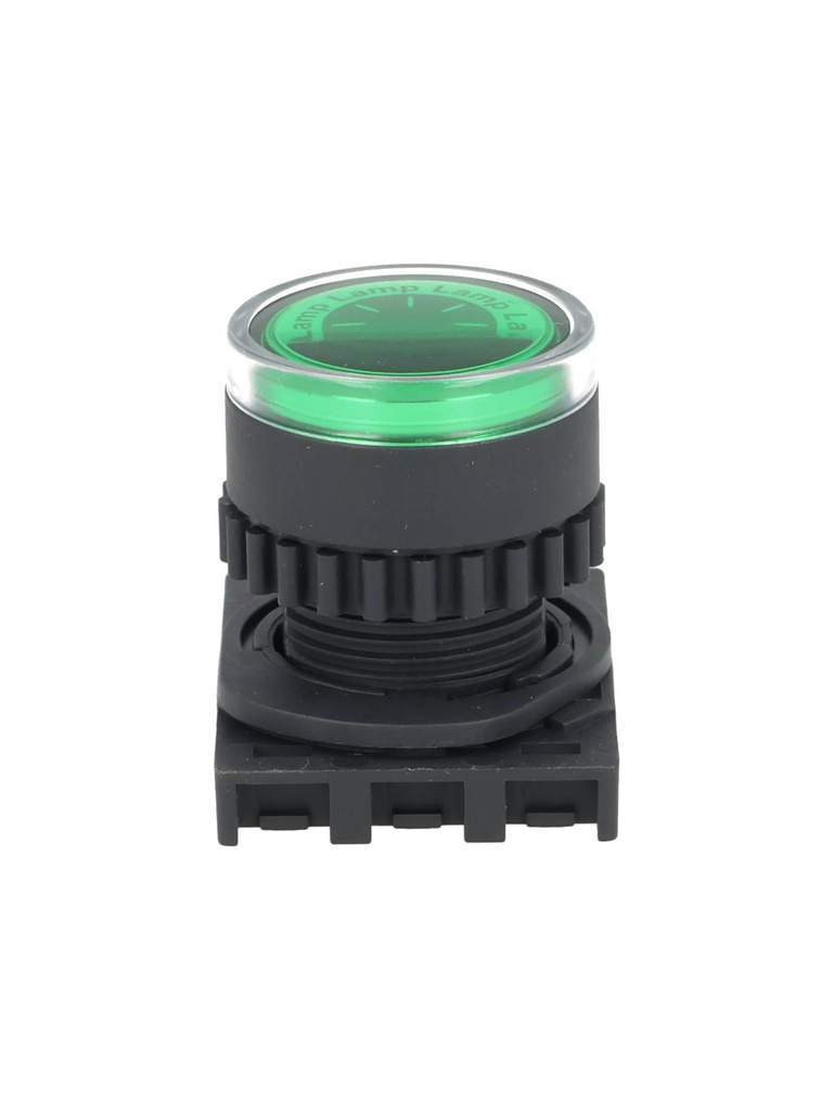 L2RR-L3G — LAMPARA PILOTO RASANTE LED VERDE 22MM