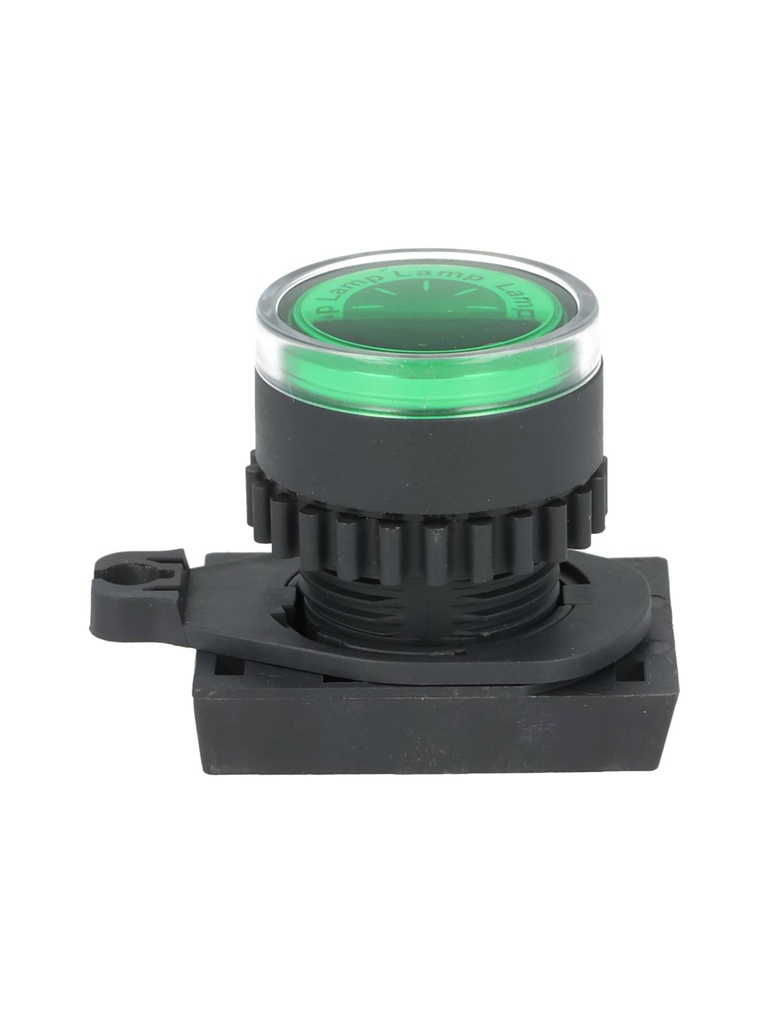 L2RR-L3G — LAMPARA PILOTO RASANTE LED VERDE 22MM
